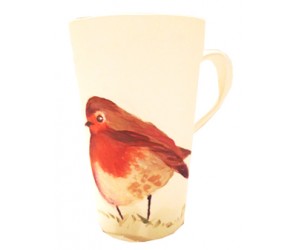 Plump Robin Hand Painted Mug